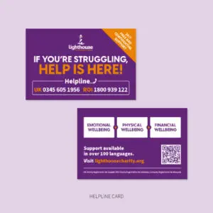 Helpline Cards