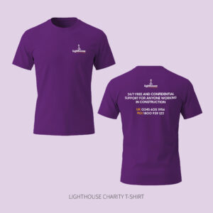Lighthouse Charity Purple T-Shirt