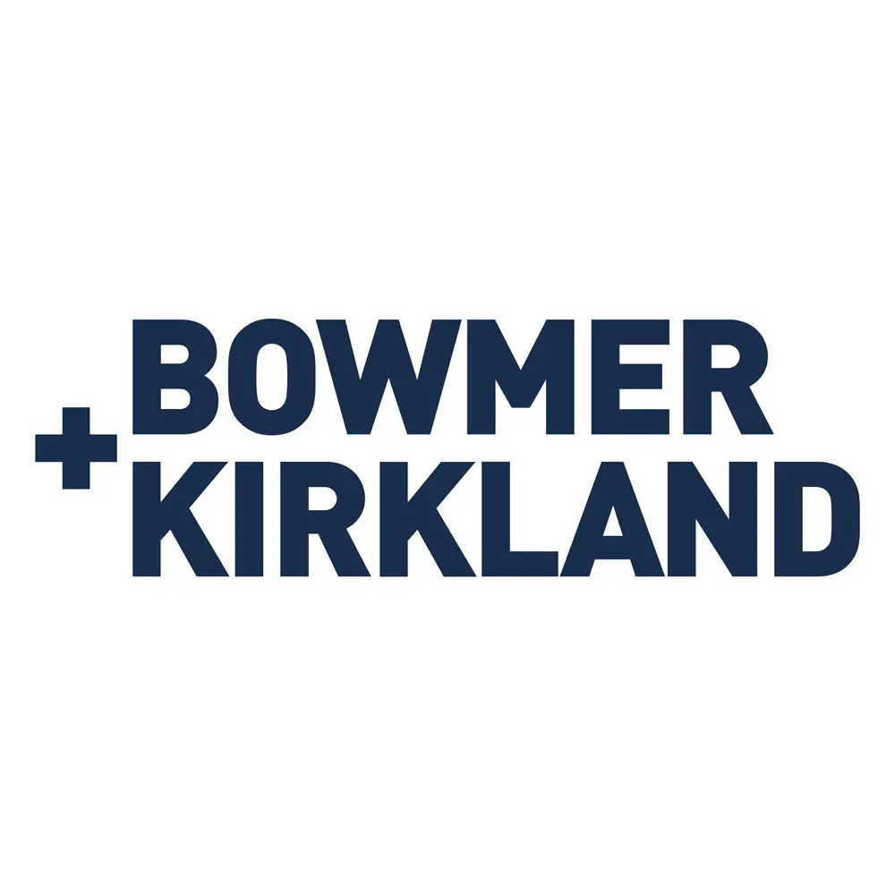Bowmer and Kirkland Logo Wall of Fame Lighthouse Charity