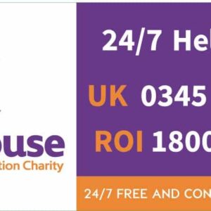 Hard Hat Label- Phone Lighthouse Charity