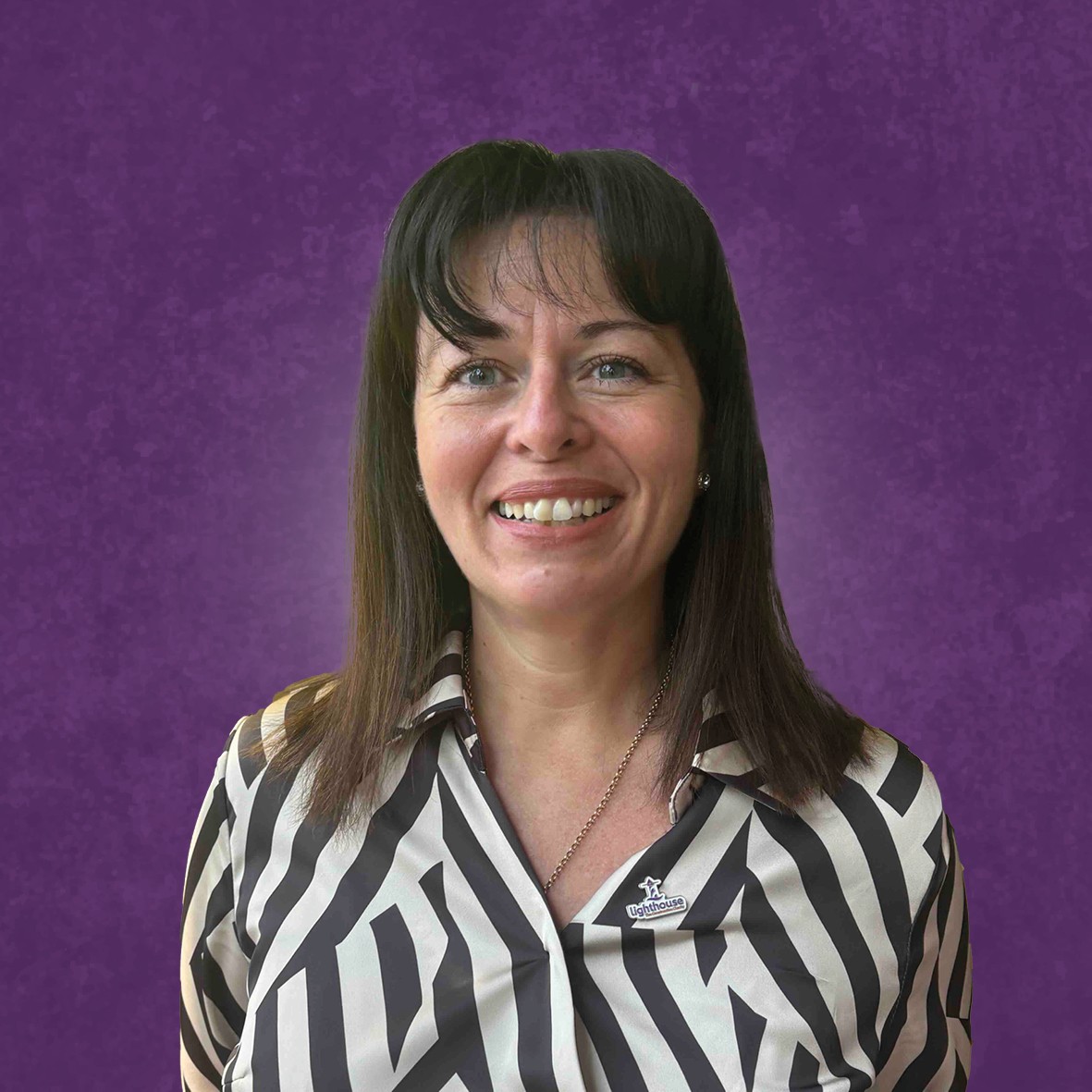 Portrait of Sarah Bolton, CEO Lighthouse Charity